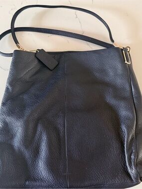 Coach Madison Phoebe Pebbled Leather Satchel